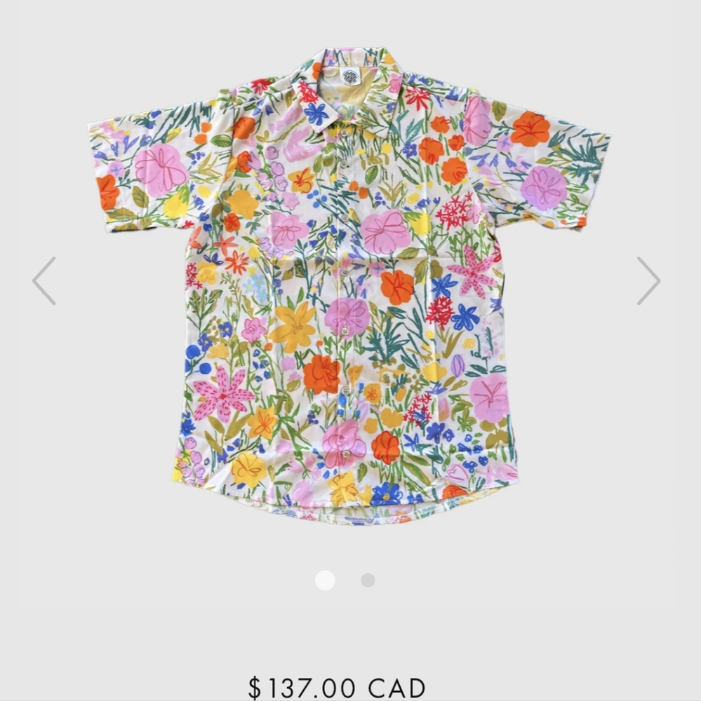 Ostroy Resort Shirt Wildflowers